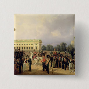 Macaron Carré 5 Cm La garde russe dans Tsarskoye Selo