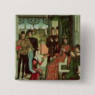 Macaron Carré 5 Cm La justice de l'empereur Otto : Procès par le feu