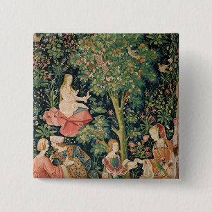 Macaron Carré 5 Cm La La luttent Seigneuriale : Scène Galante, c.150