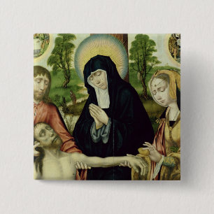 Macaron Carré 5 Cm La lamentation du Christ mort, c.1520