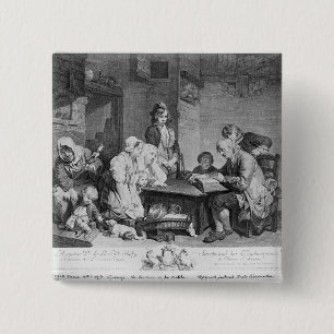 Macaron Carré 5 Cm La lecture de la bible