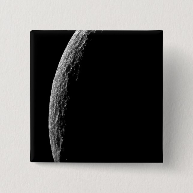 Macaron Carré 5 Cm La lune de Saturne Tethys (Devant)