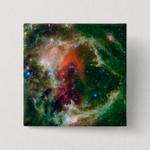 Macaron Carré 5 Cm La mosaïque est de l'âme Nebula