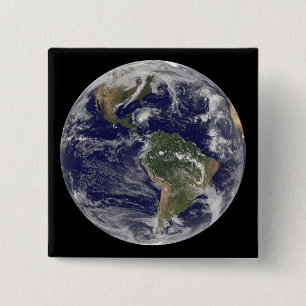 Macaron Carré 5 Cm La pleine terre montrant l'ouragan Paloma