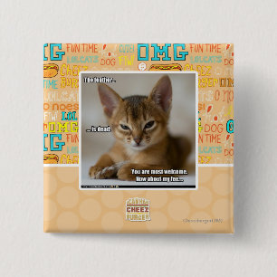 Macaron Carré 5 Cm La plume est morte