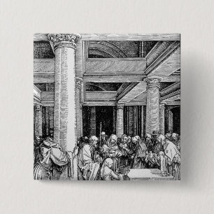 Macaron Carré 5 Cm La présentation dans le temple, c.1503/4