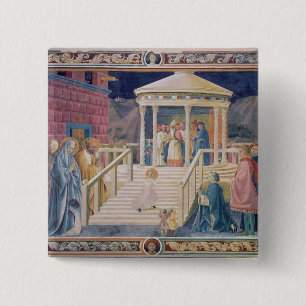 Macaron Carré 5 Cm La présentation de Vierge Marie béni