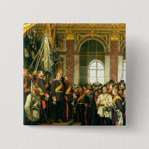 Macaron Carré 5 Cm La proclamation de Wilhelm comme Kaiser