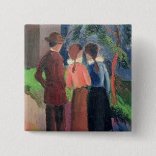 Macaron Carré 5 Cm La promenade, 1914