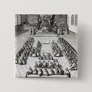 Macaron Carré 5 Cm La Reine Elizabeth I au Parlement
