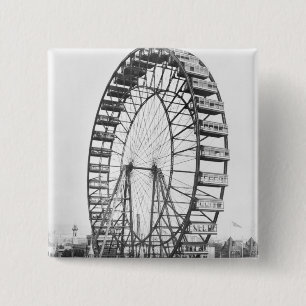 Macaron Carré 5 Cm La roue de ferris au Colombien du monde