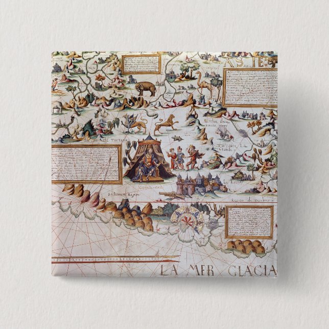 Macaron Carré 5 Cm La Sibérie (Devant)