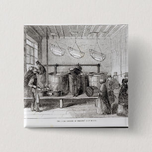 Macaron Carré 5 Cm La société de liège de la Chambre de la soupe d