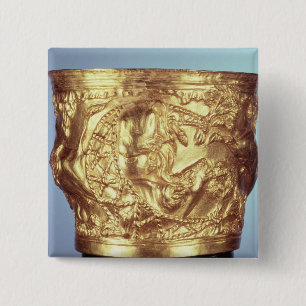 Macaron Carré 5 Cm La tasse, a trouvé dans la tombe royale de Vaphio