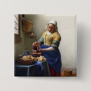 Macaron Carré 5 Cm La trayeuse, c.1658-60 (huile sur la toile)