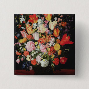 Macaron Carré 5 Cm La vie toujours des fleurs, 1610s