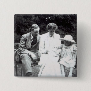 Macaron Carré 5 Cm La Virginie Woolf avec Clive et Julian Bell, 1910