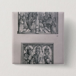 Macaron Carré 5 Cm La voûte triomphale de l'empereur Maximilian I