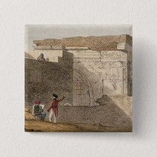 Macaron Carré 5 Cm La voûte triomphale, Tripoli, plaquent 4 'd'un