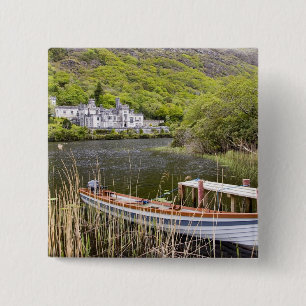 Macaron Carré 5 Cm L'abbaye de Kylemore, Irlande. L'abbaye de Kylemor
