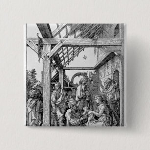 Macaron Carré 5 Cm L'adoration des Magi, 1511