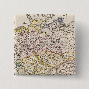 Macaron Carré 5 Cm L'Allemagne sous la Saxe