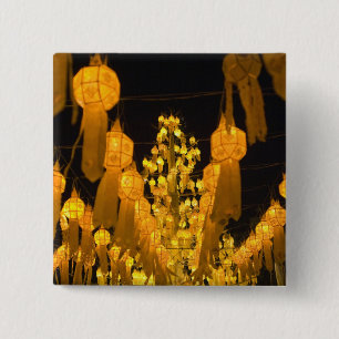 Macaron Carré 5 Cm Lanterne pour la fête de Loi Krathong.