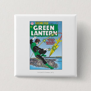 Macaron Carré 5 Cm Lanterne verte - missile d'emballement