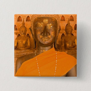 Macaron Carré 5 Cm Laos, Vientiane, l'une des 6840 images de Bouddha
