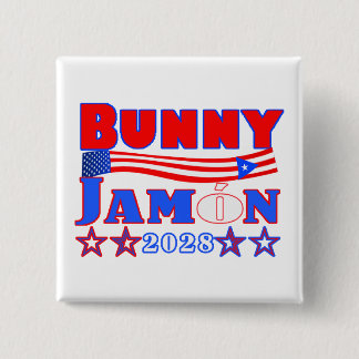 Macaron Carré 5 Cm lapin jamon 2028 bouton