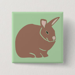Macaron Carré 5 Cm Lapin Lapin