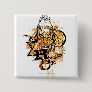 Macaron Carré 5 Cm Larfleeze - Agent Orange 11