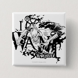 Macaron Carré 5 Cm Larfleeze - Agent Orange 13