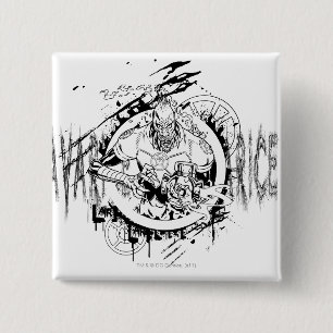 Macaron Carré 5 Cm Larfleeze - Agent Orange 15