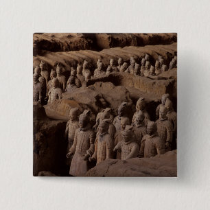 Macaron Carré 5 Cm L'armée de guerriers de terre cuite de l'empereur 