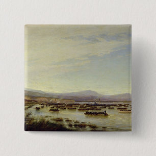 Macaron Carré 5 Cm L'armée russe croisant le Danube