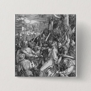 Macaron Carré 5 Cm L'arrestation du Jésus-Christ, 1510
