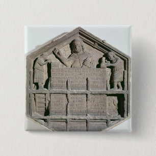 Macaron Carré 5 Cm L'art du bâtiment, soulagement décoratif hexagon