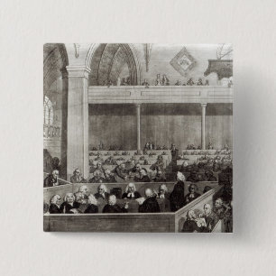 Macaron Carré 5 Cm L'Assemblée générale de Kirk de l'Ecosse