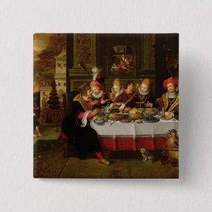 Macaron Carré 5 Cm Lazarre et le Tableau d'homme riche
