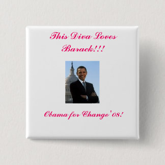 Macaron Carré 5 Cm le barack 1, cette diva aime Barack ! ! ! , Obama