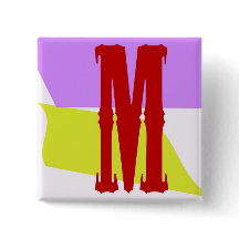Le bouton carré de la lettre M