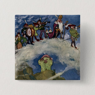 Macaron Carré 5 Cm Le bouton Fairies