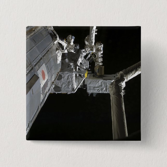 Macaron Carré 5 Cm Le bras robotique du modu japonais Experiment (Devant)