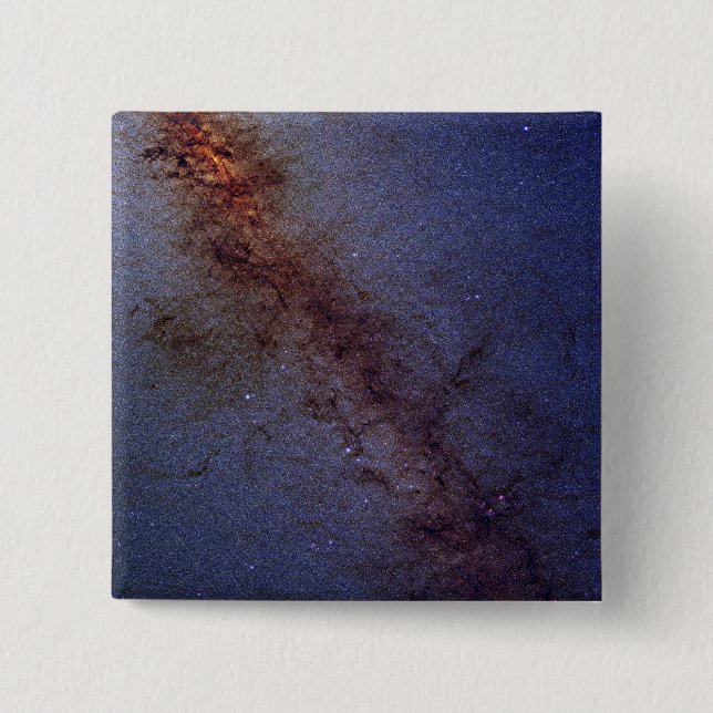 Macaron Carré 5 Cm Le centre de notre Galaxie de la Voie Lactée (Devant)