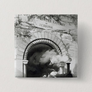 Macaron Carré 5 Cm Le chemin de fer de Great Western, 1846