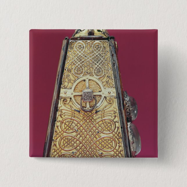 Macaron Carré 5 Cm Le côté argenté (Devant)