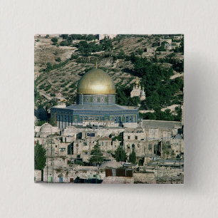 Macaron Carré 5 Cm Le dôme de la roche, ANNONCE construite 692