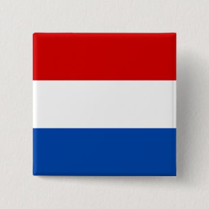 Macaron Carré 5 Cm Le drapeau néerlandais