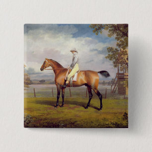 Macaron Carré 5 Cm Le duc du déguisement de Hamilton avec le jockey